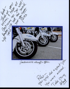 Palmetto Police Motorcycle Competition Scrapbook Layout