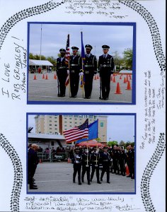 Palmetto Police Motorcycle Competition Scrapbook Layout