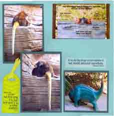 Zoo Africa Scrapbook Layout